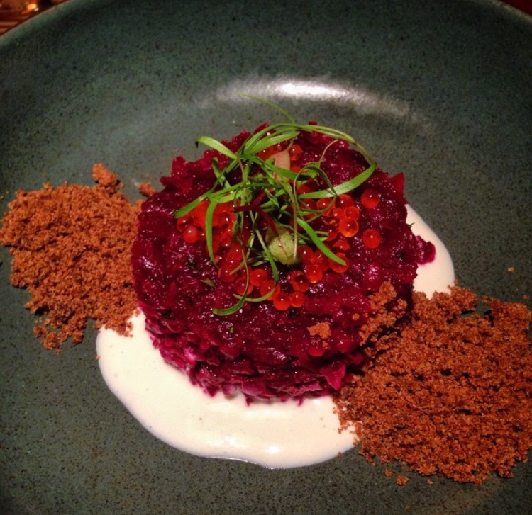 Beetroot tartate Little Park EAT