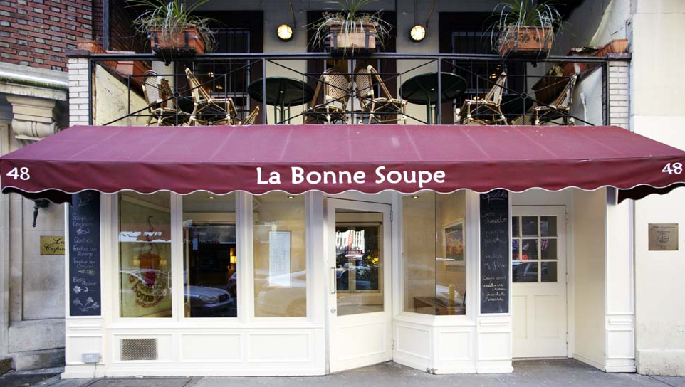 Le Bonne Soup restaurant cozy blog nyc eat french midtown