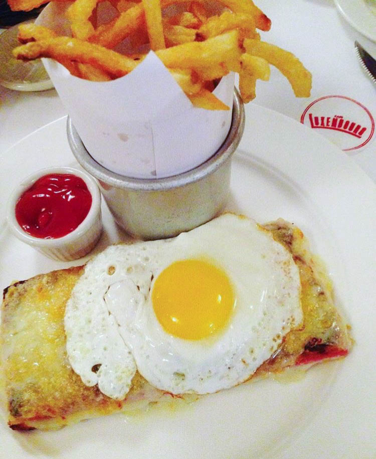 Best Croque Madam - Cafe Luxembourg