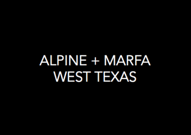 alpine marfa west texas