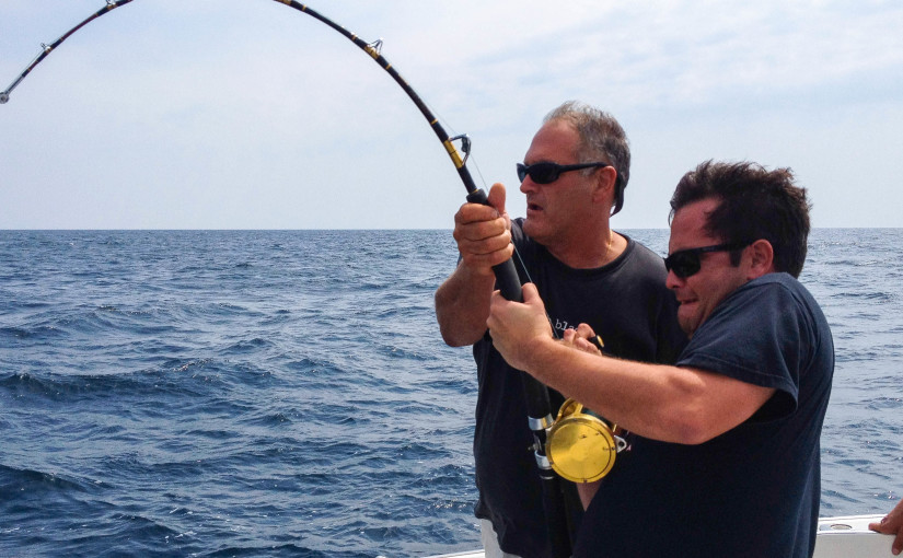 shark fishing montauk lady grace captain mario