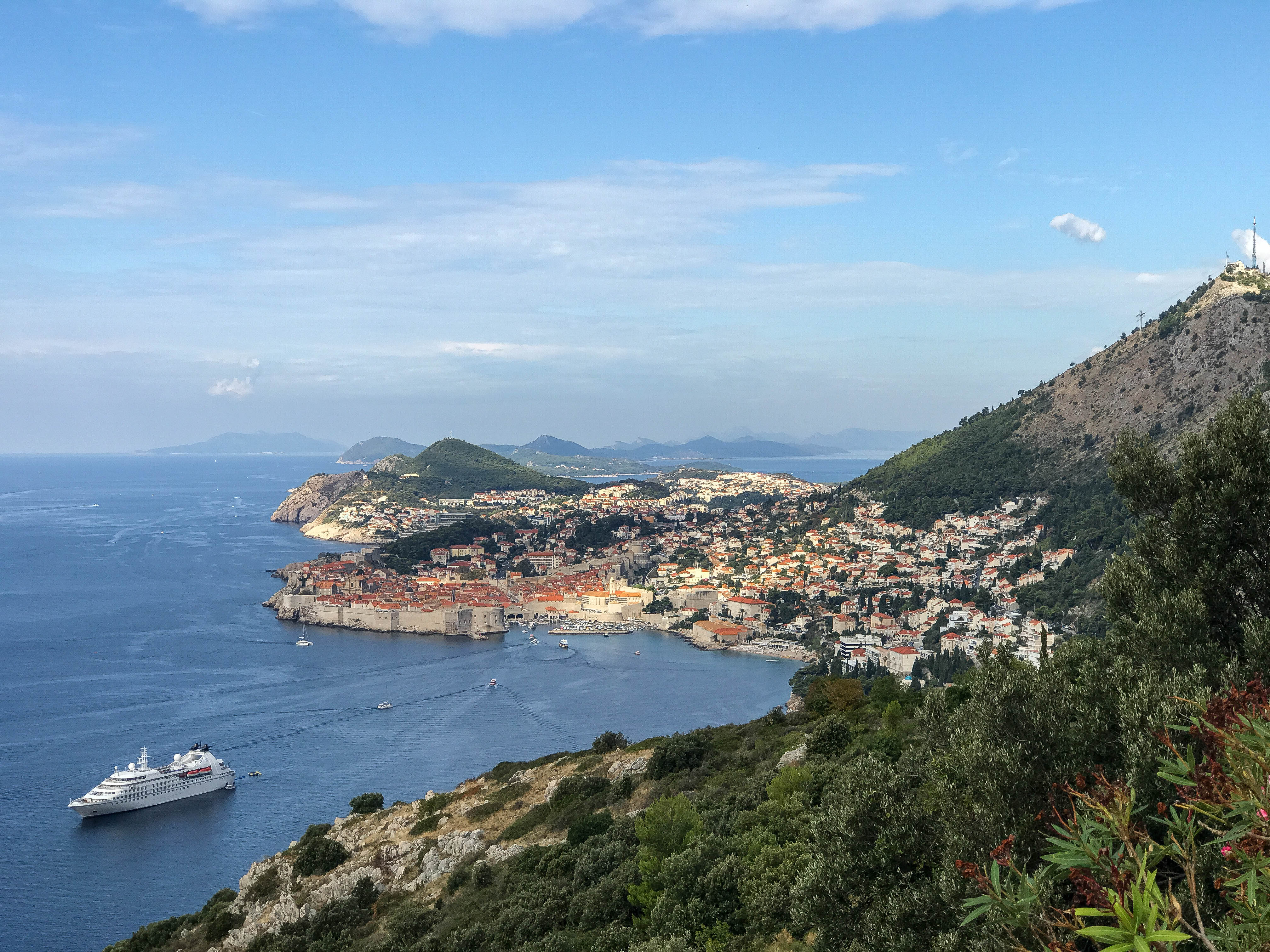 A look back at Dubrovink, from the south.