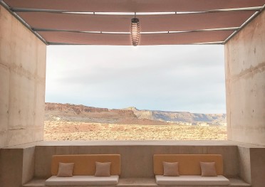 hotel lobby lobbies aman amangiri utah