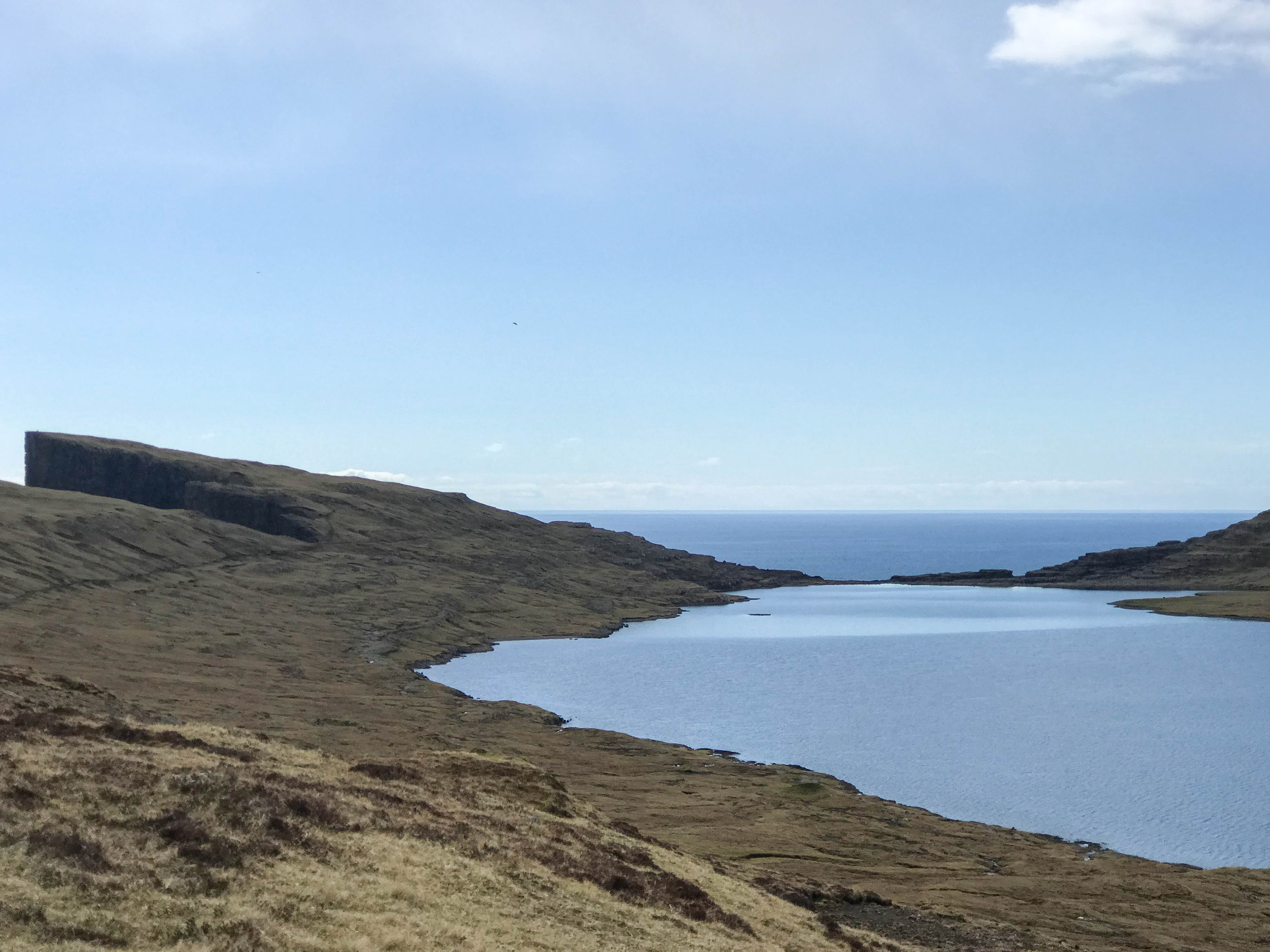 The Lake Sørvágsvatn hike out to Trælanípa cliffs and Bøsdalafossur waterfall | Faroe Islands | CompassAndTwine.com