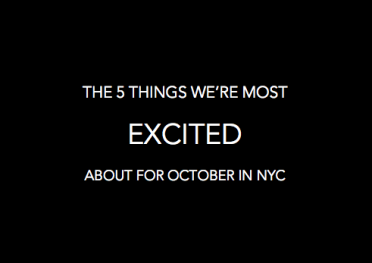 Excited October NYC